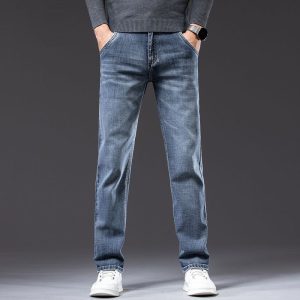 New Loose Straight Stretch Pants For Men - Image 3