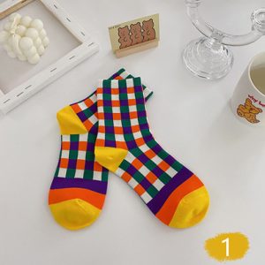 Rainbow Women Cute Mid-calf Length Socks - Image 6