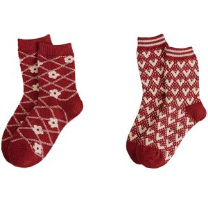 Printing Keep Warm Winter Women Socks - Image 3