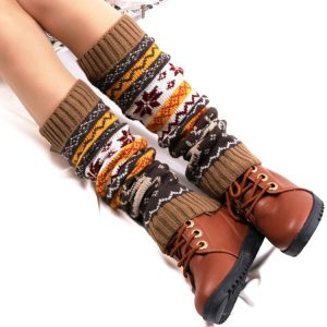 Christmas Socks Women Warm Loose Cute Deer - Image 3