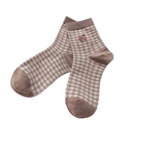 Cute Cartoon Bear Socks For Women Ins - Image 8