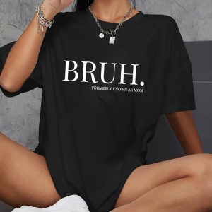 Monogramed Crewneck Sports T-shirt - Image 1