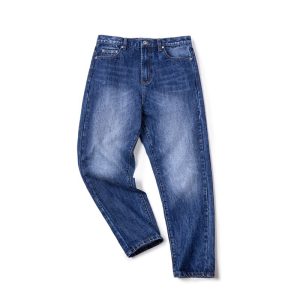 American Retro Gradient White Worn Jeans - Image 4