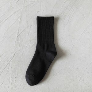 Black And White Socks Embroidered Planet Socks Men And Women Couple Athletic Socks Ins Hip Hop Cool Fashion Cotton Tube Socks - Image 6