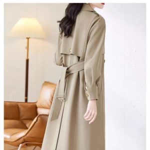New Autumn Mid-Length Trench Coat For Women - Image 3