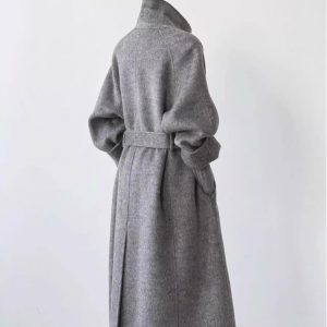 Fashionable Double-sided Cashmere Coat For Women - Image 2