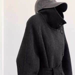 Fashionable Double-sided Cashmere Coat For Women - Image 3