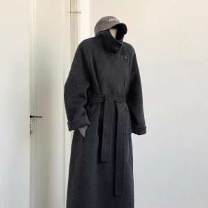 Fashionable Double-sided Cashmere Coat For Women - Image 6